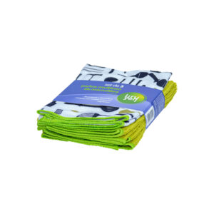 Set de 3 paños de limpieza de microfibra 40x40cm